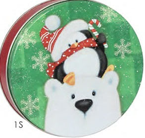 8 oz  'Cold but Cozy' Decorative Tin
