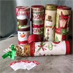 Load image into Gallery viewer, 16 oz  &#39;Holiday&#39; Decorative Wine Tote
