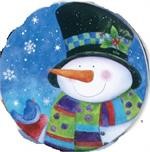16 oz  'Top Hat Snowman' Decorative Tin