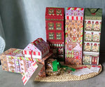Load image into Gallery viewer, 16 oz  &#39;Holiday Cityscape&#39; Decorative Wine Tote
